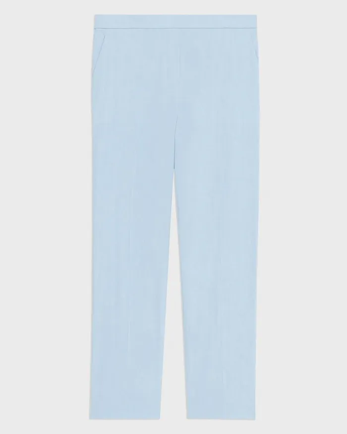 Women Theory Pants Treeca PullOn Pant In Good Linen Skylight
