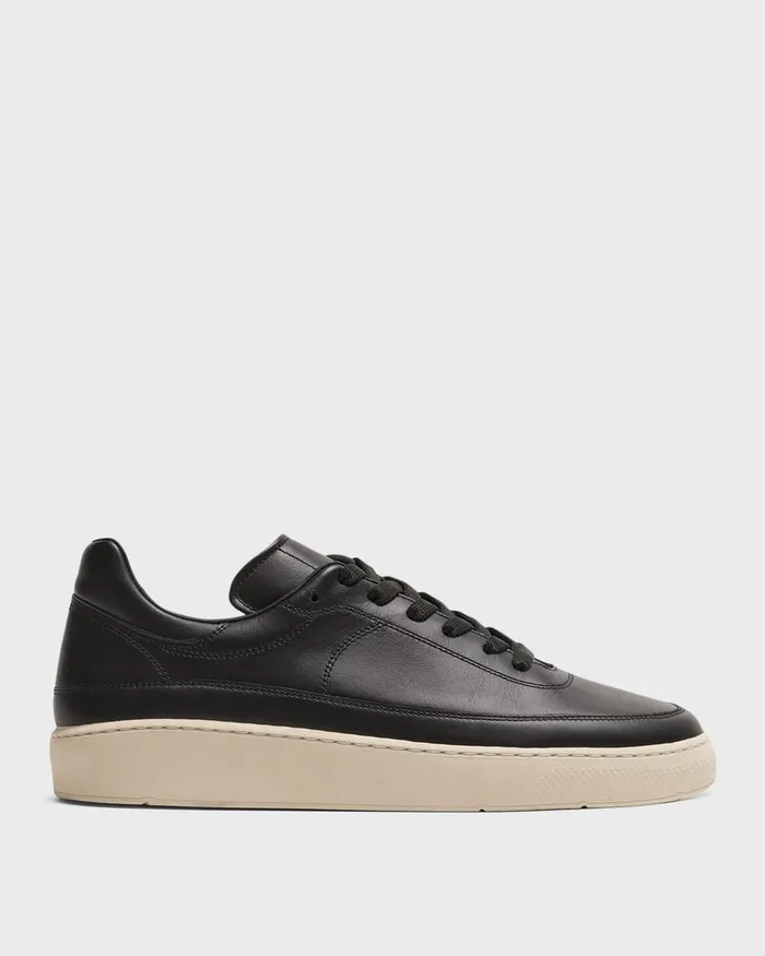 Women Theory Shoes Sneaker In Leather Black