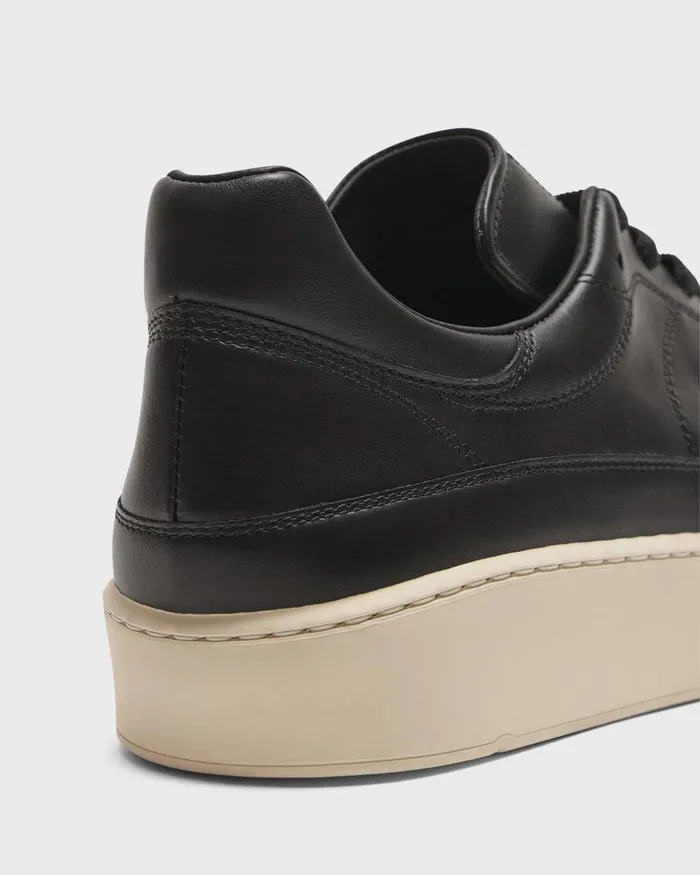 Women Theory Shoes Sneaker In Leather Black