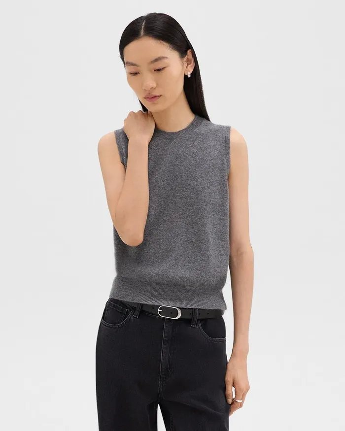 Women Theory Sweaters Cardigans Sweater Shell In Cashmere Husky