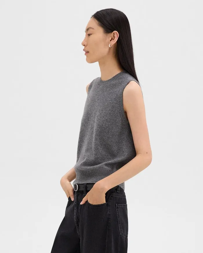 Women Theory Sweaters Cardigans Sweater Shell In Cashmere Husky