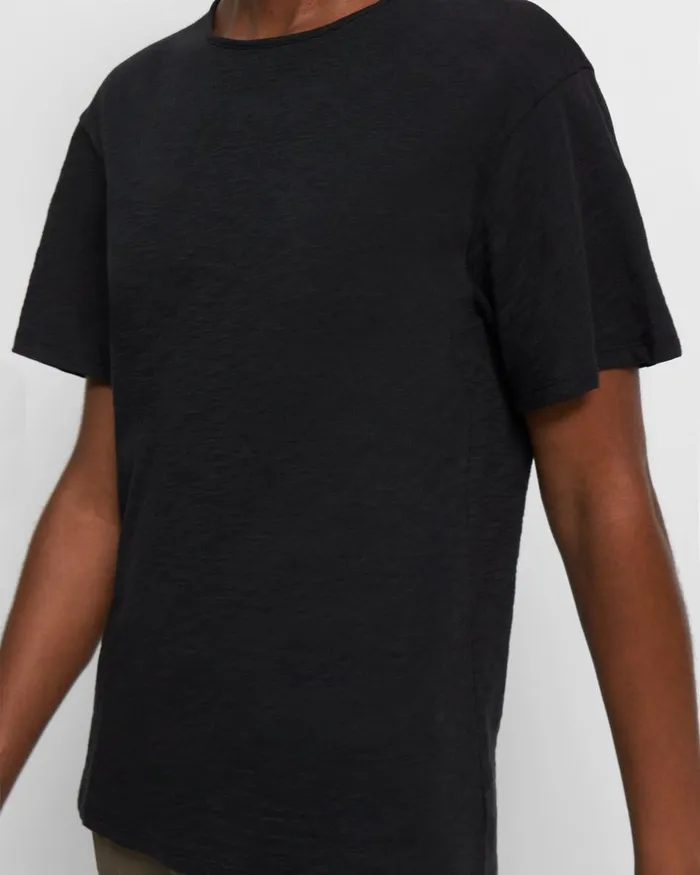 Women Theory TShirts Tank Tops Perfect Tee In Organic Slub Cotton Black