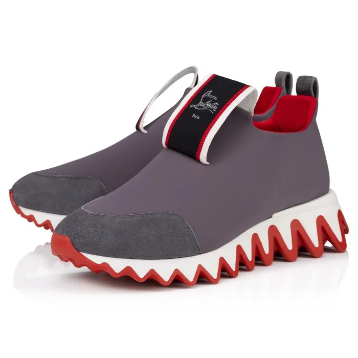 Women Tiketa Run Sneakers 8211 Veau Velours And Neopren 8211 Mauve Christian Louboutin Sneakers Women Tiketa Run Sneakers 8211 Veau Velours And Neopren 8211 Mauve Christian Louboutin Sneakers