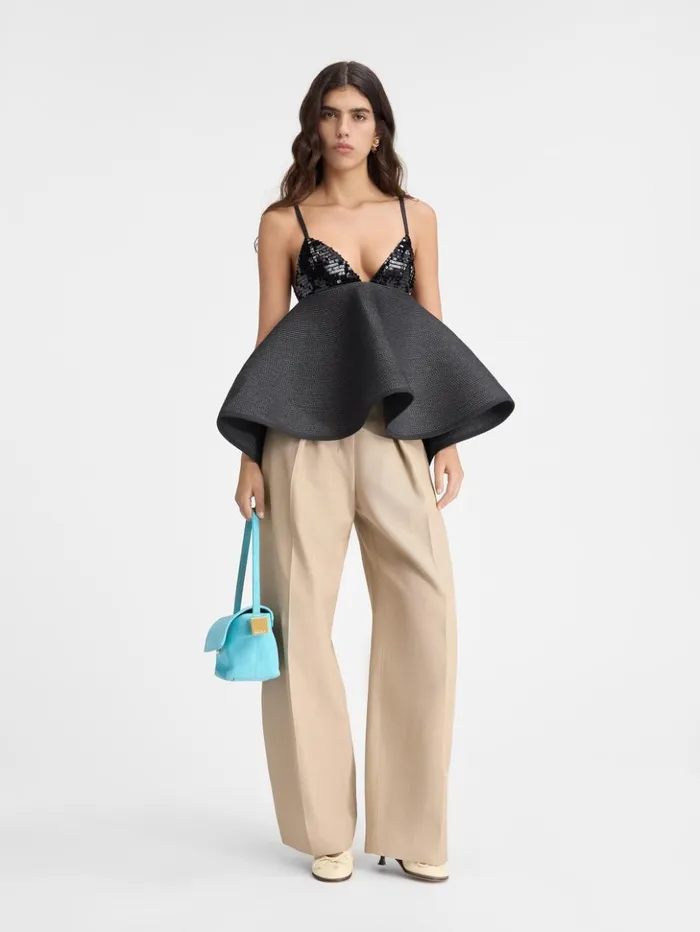 Women Tops and Shirts JACQUEMUS The Vela Top Black