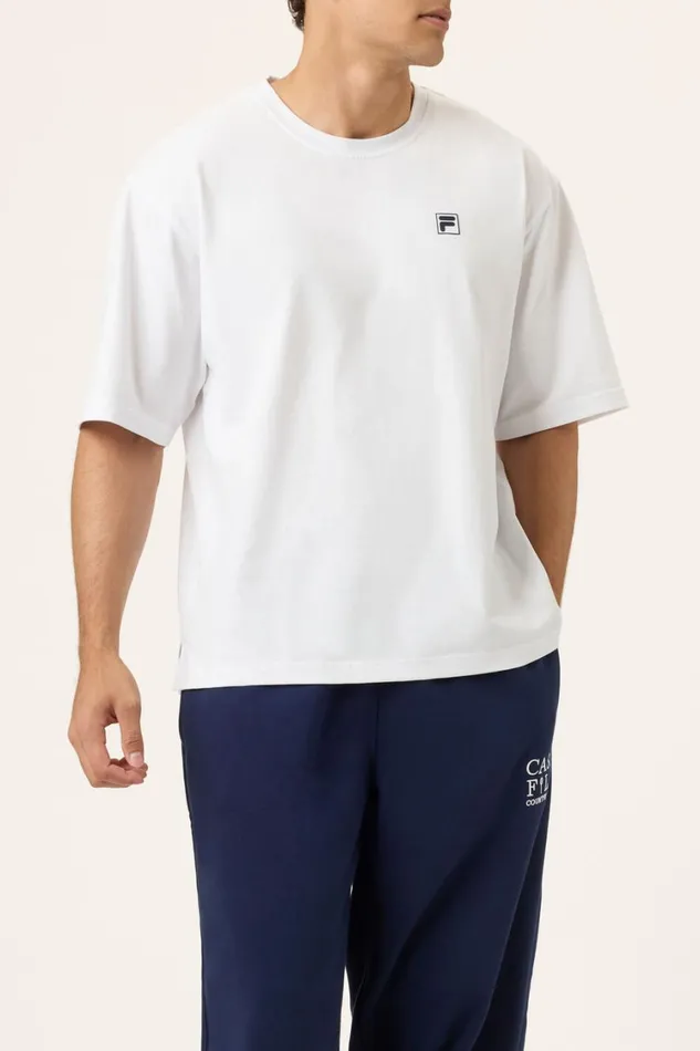 Women Tops and TShirts Fila Country Club Golf Course Map Box Tee 100 White Women Tops and TShirts Fila Country Club Golf Course Map Box Tee 100 White