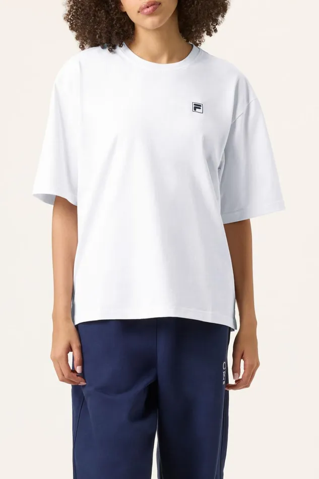 Women Tops and TShirts Fila Country Club Golf Course Map Box Tee 100 White Women Tops and TShirts Fila Country Club Golf Course Map Box Tee 100 White