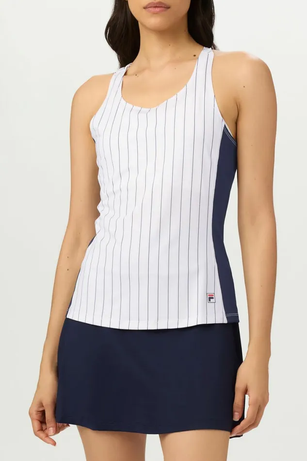 Women Tops and TShirts Fila Performance Iconic Racerback Tank 147 Whitefila Navy Women Tops and TShirts Fila Performance Iconic Racerback Tank 147 Whitefila Navy