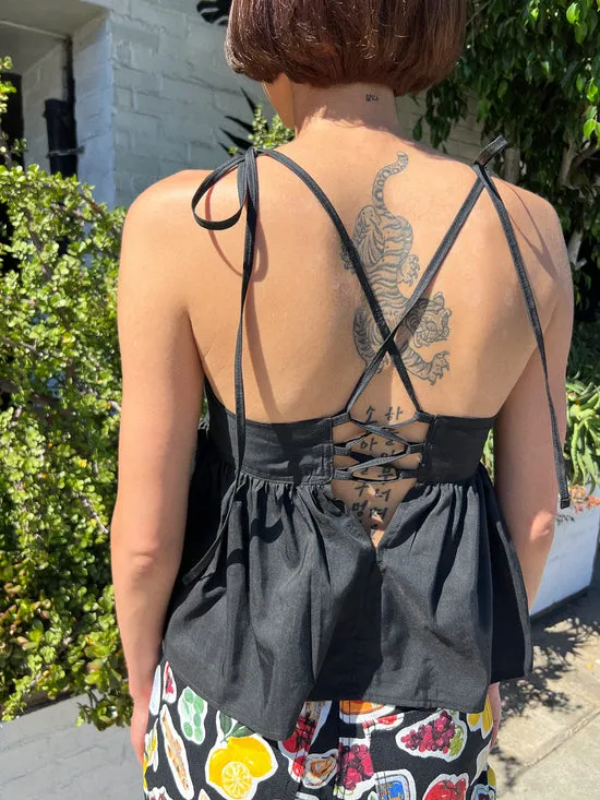 Women Tops Lisa Says Gah Butterfly Blouse Black
