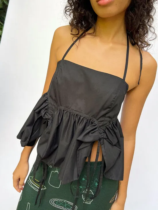 Women Tops Lisa Says Gah Butterfly Blouse Black