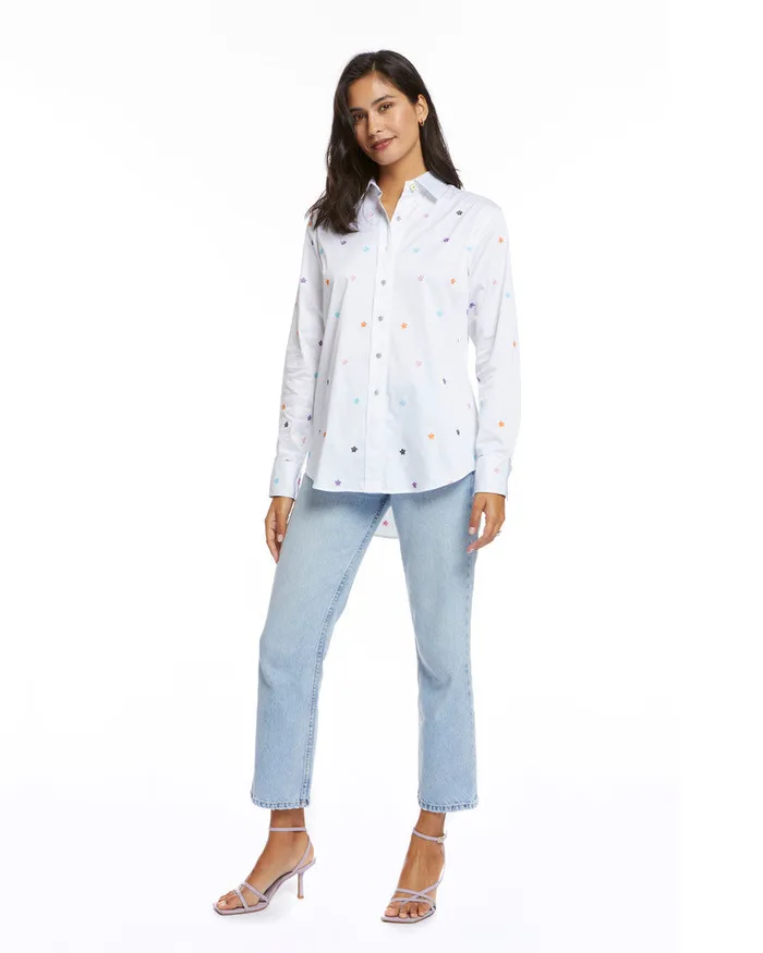 Women Tops Robert Graham CARRIE TOP White