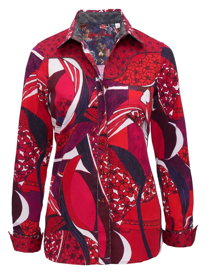 Women Tops Robert Graham KACEY SHIRT Multi