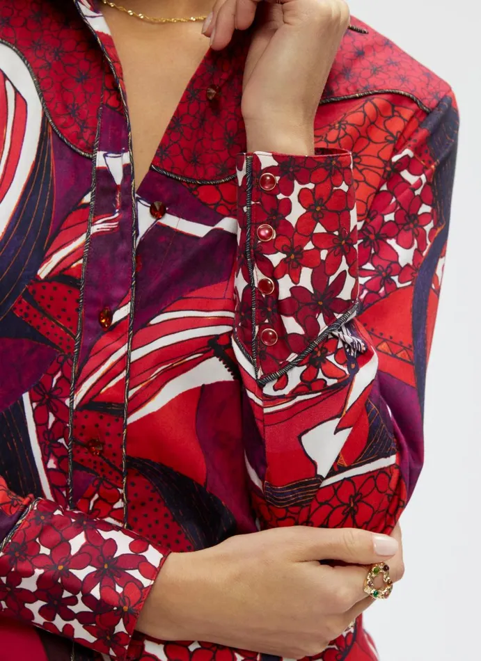 Women Tops Robert Graham KACEY SHIRT Multi