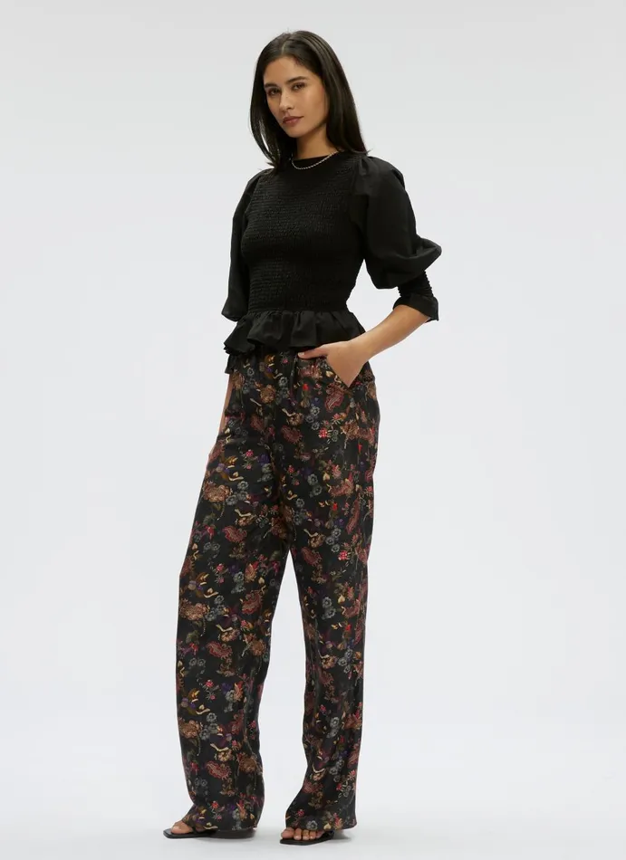 Women Tops Robert Graham MACIE BLOUSE Black