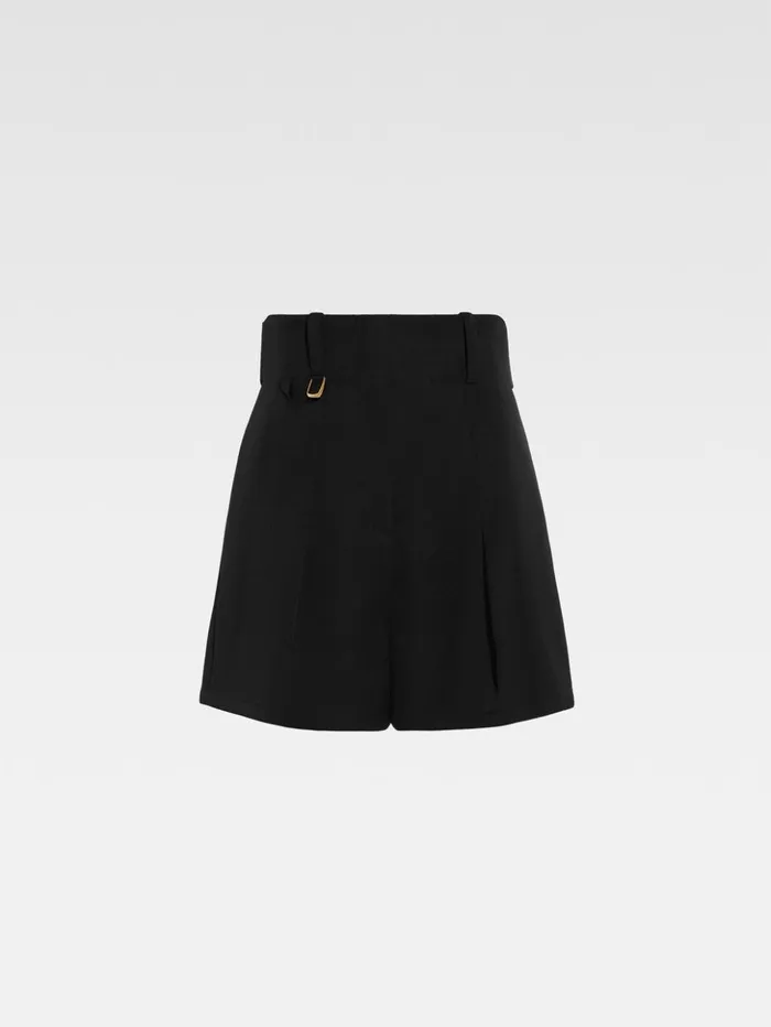 Women Trousers and Shorts JACQUEMUS The Bari Shorts Black