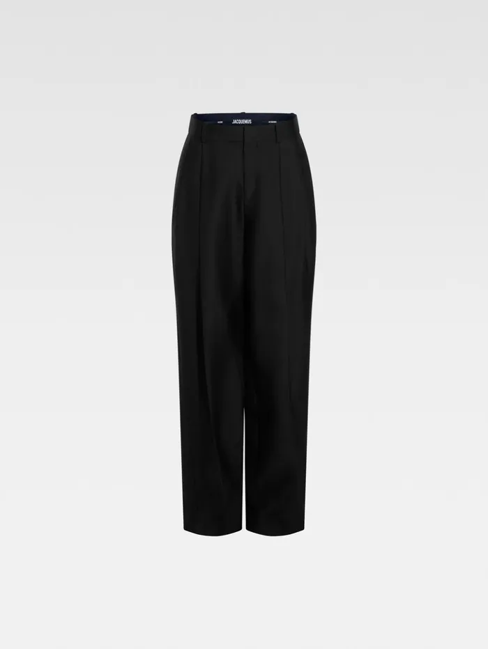 Women Trousers and Shorts JACQUEMUS The Curzio Pants Black Women Trousers and Shorts JACQUEMUS The Curzio Pants Black