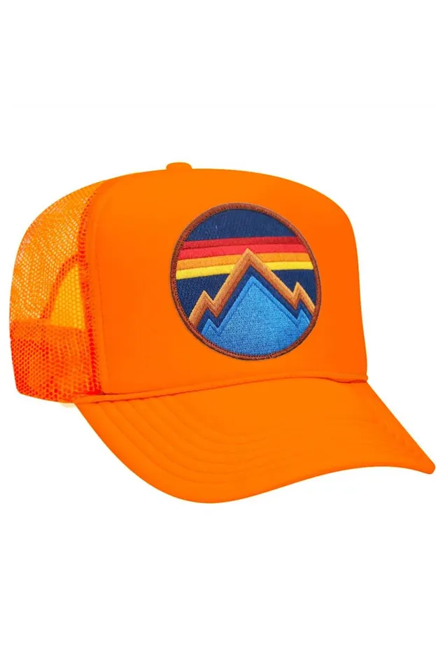Women Trucker Hats Aviator Nation ALL SEASONS CIRCLE TRUCKER HAT Women Trucker Hats Aviator Nation ALL SEASONS CIRCLE TRUCKER HAT