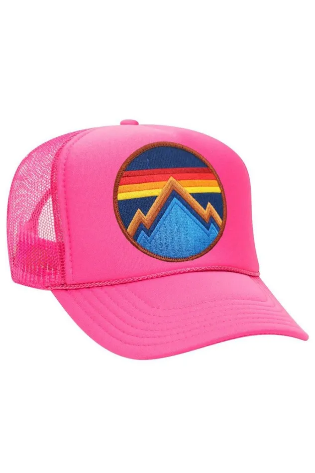 Women Trucker Hats Aviator Nation ALL SEASONS CIRCLE TRUCKER HAT Women Trucker Hats Aviator Nation ALL SEASONS CIRCLE TRUCKER HAT