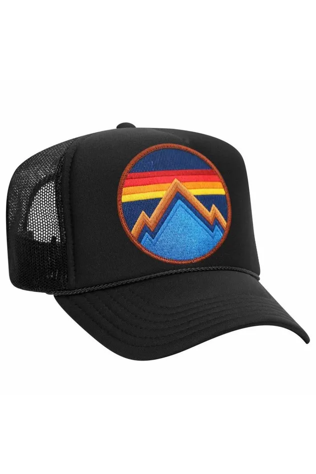 Women Trucker Hats Aviator Nation ALL SEASONS CIRCLE TRUCKER HAT Women Trucker Hats Aviator Nation ALL SEASONS CIRCLE TRUCKER HAT