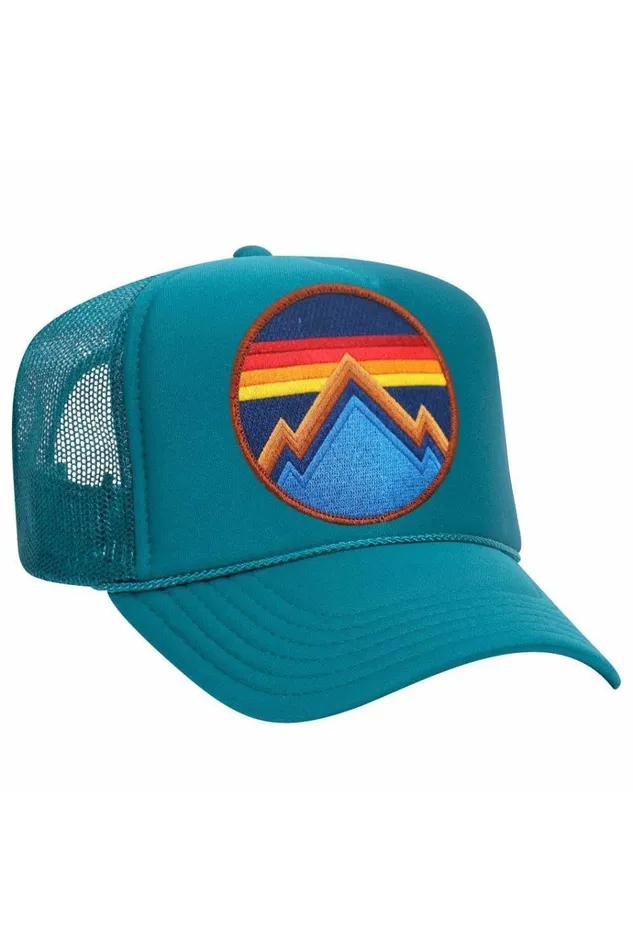 Women Trucker Hats Aviator Nation ALL SEASONS CIRCLE TRUCKER HAT Women Trucker Hats Aviator Nation ALL SEASONS CIRCLE TRUCKER HAT