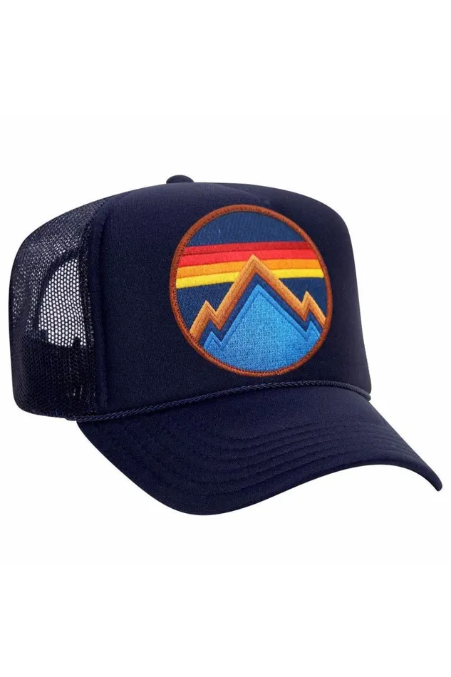 Women Trucker Hats Aviator Nation ALL SEASONS CIRCLE TRUCKER HAT Women Trucker Hats Aviator Nation ALL SEASONS CIRCLE TRUCKER HAT
