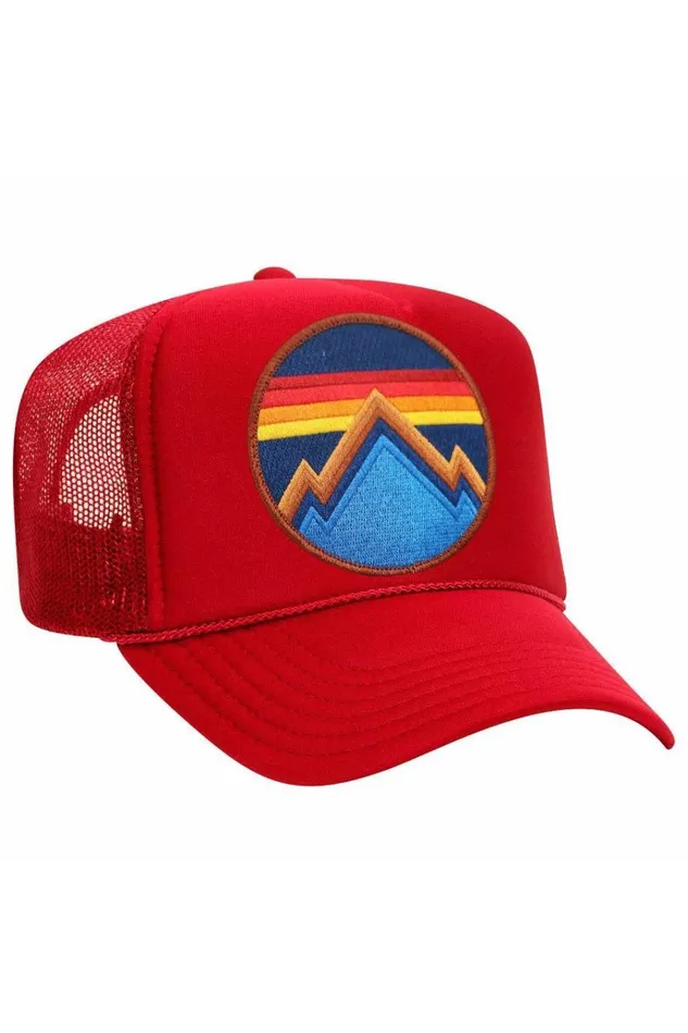 Women Trucker Hats Aviator Nation ALL SEASONS CIRCLE TRUCKER HAT Women Trucker Hats Aviator Nation ALL SEASONS CIRCLE TRUCKER HAT