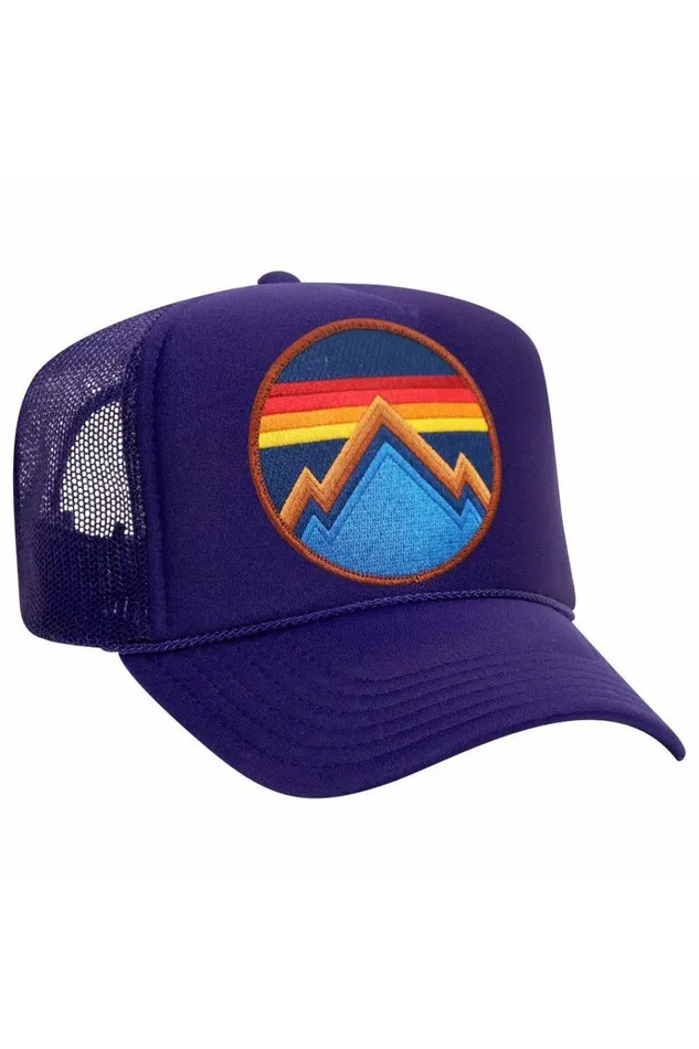 Women Trucker Hats Aviator Nation ALL SEASONS CIRCLE TRUCKER HAT Women Trucker Hats Aviator Nation ALL SEASONS CIRCLE TRUCKER HAT