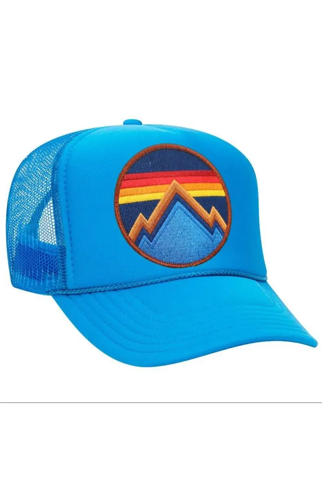 Women Trucker Hats Aviator Nation ALL SEASONS CIRCLE TRUCKER HAT Women Trucker Hats Aviator Nation ALL SEASONS CIRCLE TRUCKER HAT