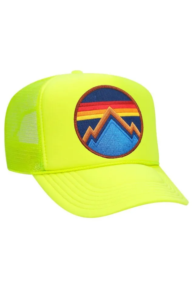 Women Trucker Hats Aviator Nation ALL SEASONS CIRCLE TRUCKER HAT Women Trucker Hats Aviator Nation ALL SEASONS CIRCLE TRUCKER HAT