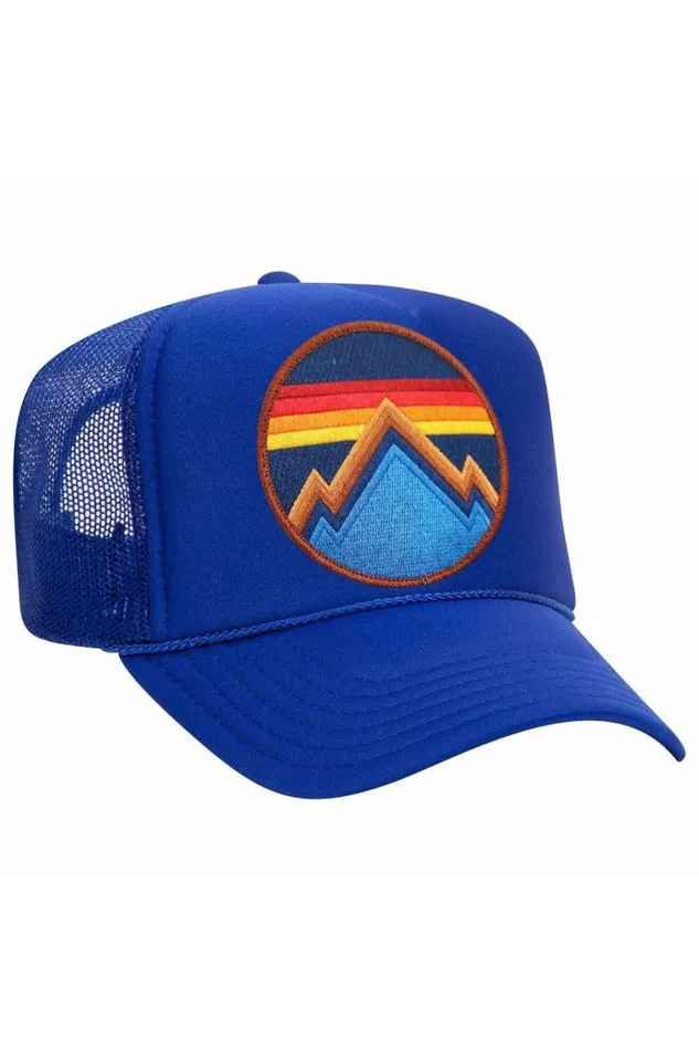 Women Trucker Hats Aviator Nation ALL SEASONS CIRCLE TRUCKER HAT Women Trucker Hats Aviator Nation ALL SEASONS CIRCLE TRUCKER HAT