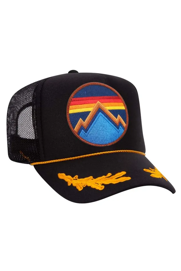 Women Trucker Hats Aviator Nation ALL SEASONS CIRCLE TRUCKER HAT Women Trucker Hats Aviator Nation ALL SEASONS CIRCLE TRUCKER HAT