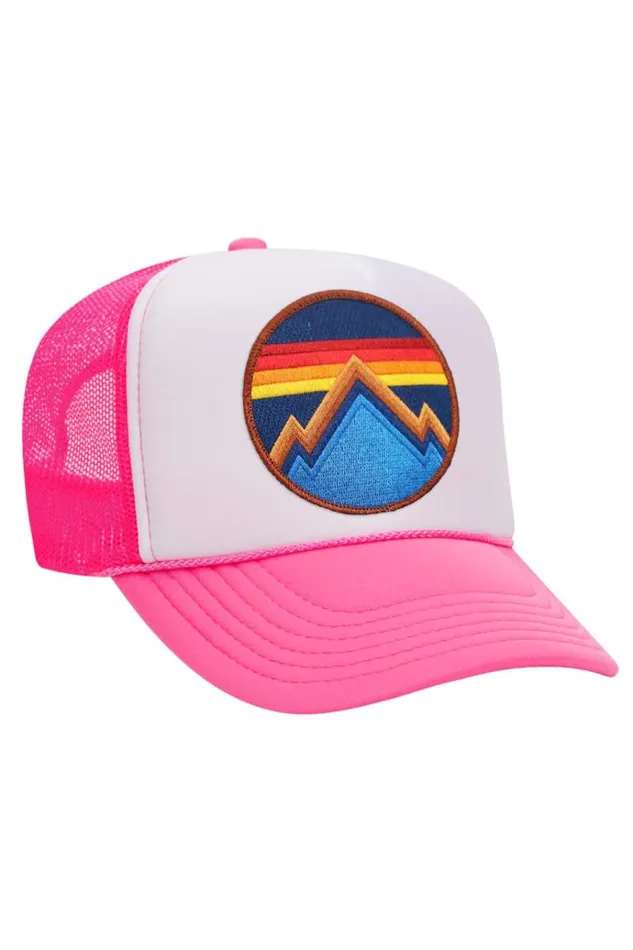 Women Trucker Hats Aviator Nation ALL SEASONS CIRCLE TRUCKER HAT Women Trucker Hats Aviator Nation ALL SEASONS CIRCLE TRUCKER HAT