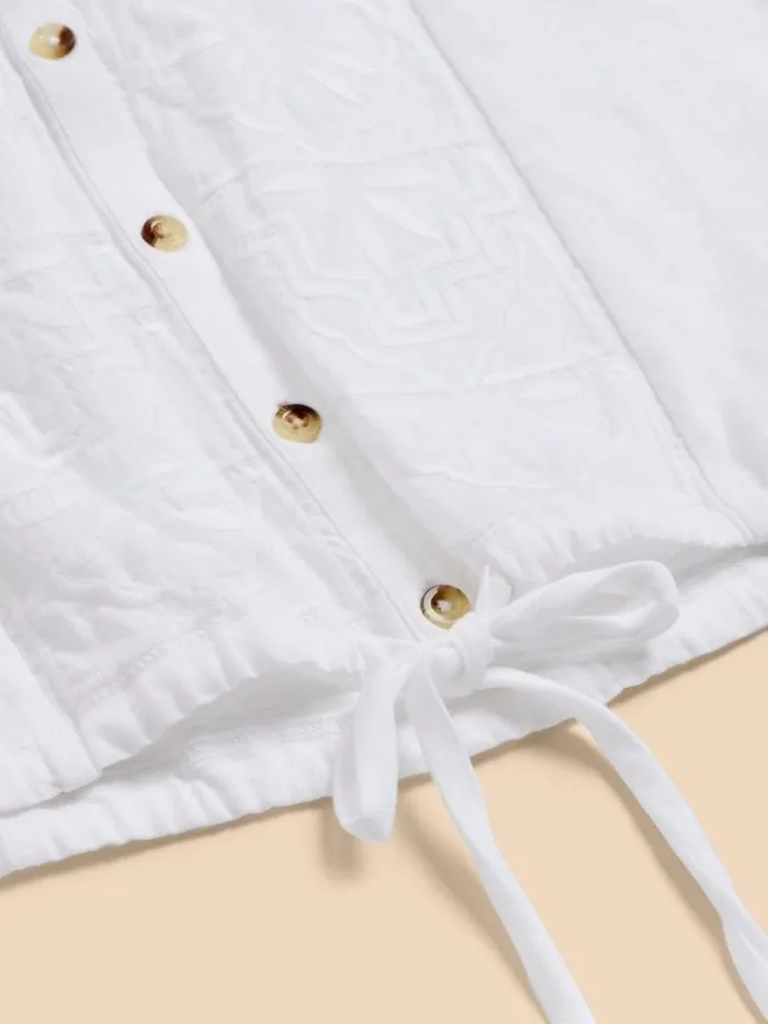 Women TULIP JERSEY SLEEVELESS SHIRT Pale Ivory White Stuff Shirts and Blouses Women TULIP JERSEY SLEEVELESS SHIRT Pale Ivory White Stuff Shirts and Blouses