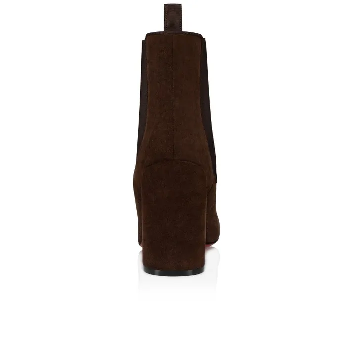 Women Turelastic 85 Mm Low Boots 8211 Veau Velours 8211 Cosme Christian Louboutin Boots