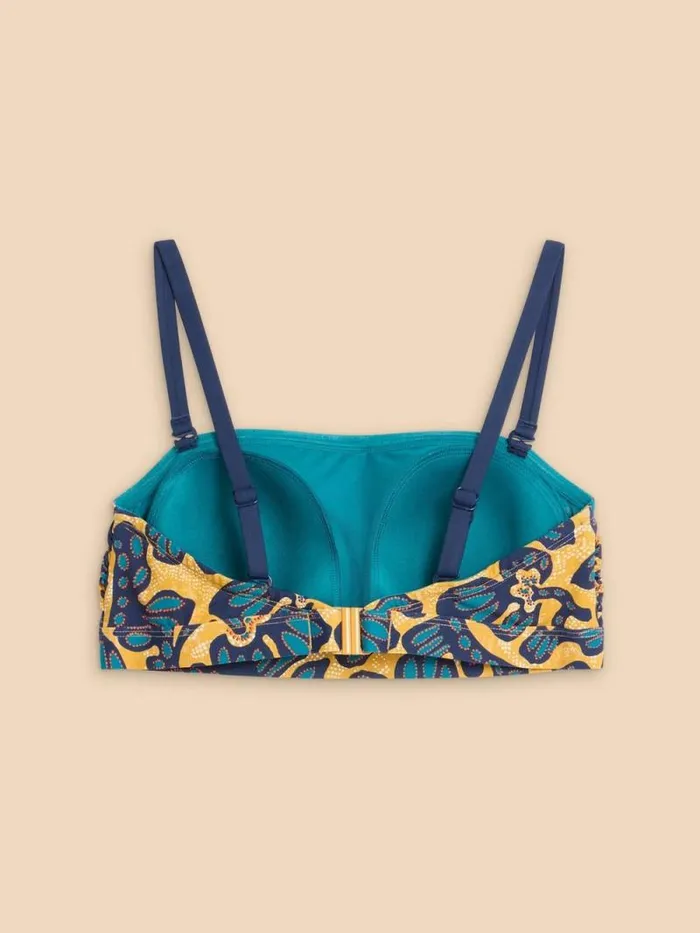 Women Verity Bandeau Bikini Top Yellow Multi White Stuff Swimwear Women Verity Bandeau Bikini Top Yellow Multi White Stuff Swimwear