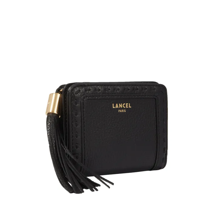 Zipped Medium Compact Wallet Black Women Lancel Wallet Zipped Medium Compact Wallet Black Women Lancel Wallet