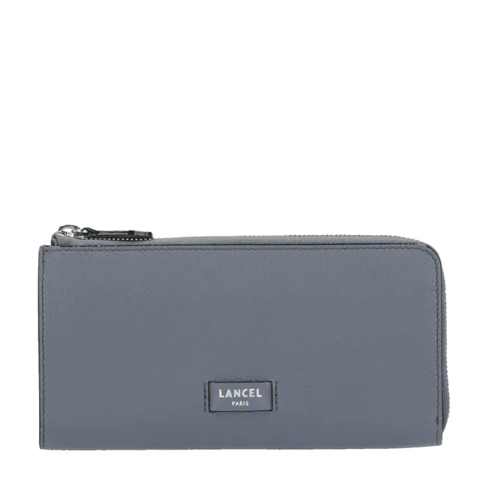 Zipped Slim Wallet Cement Women Lancel Wallet
